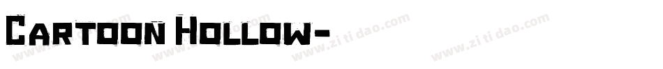 Cartoon Hollow字体转换
